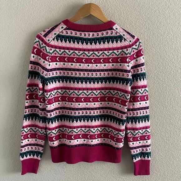 J.Crew Fair Isle Crewneck Sweater Long Sleeve XS - Picture 3 of 13
